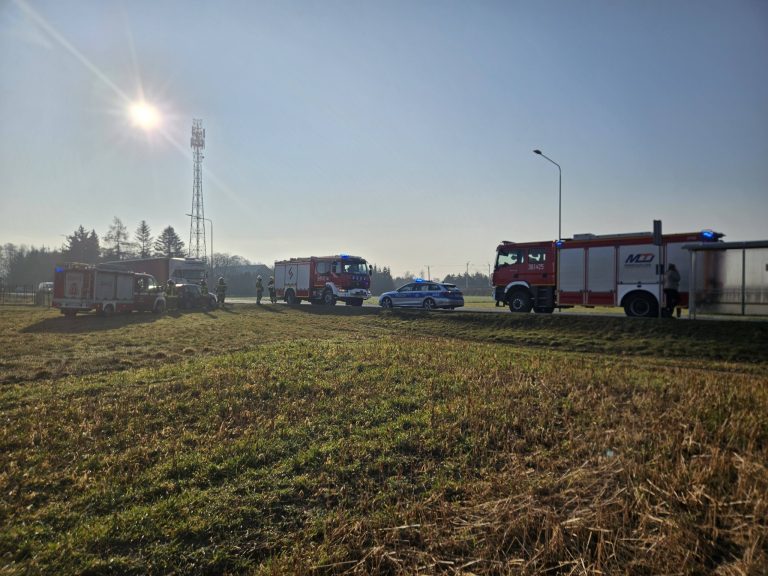 Poranna kolizja w Patrzykowie