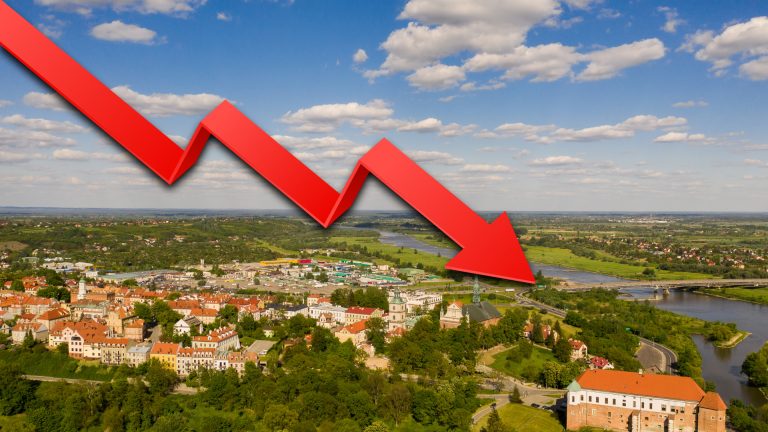 Polskie miasta się kurczą. Nawet 70 z nich może zniknąć z mapy kraju.