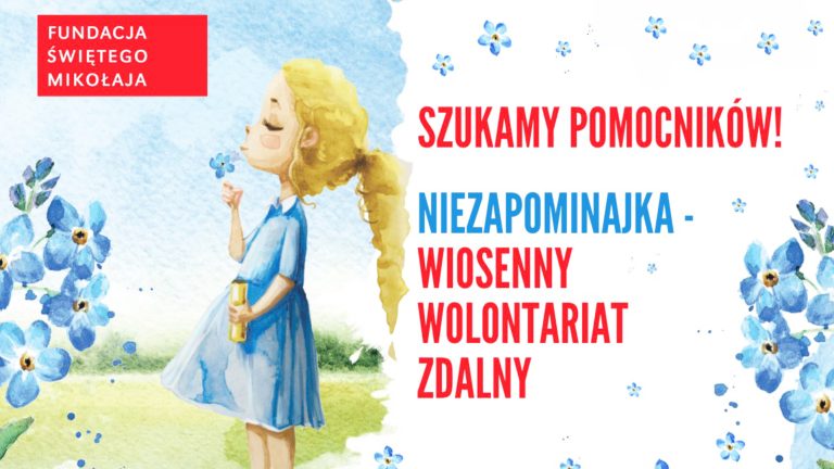 Wolontariat zdalny Fundacji Świętego Mikołaja. Uczniowie napiszą listy wdzięczności w akcji „Niezapominajka”