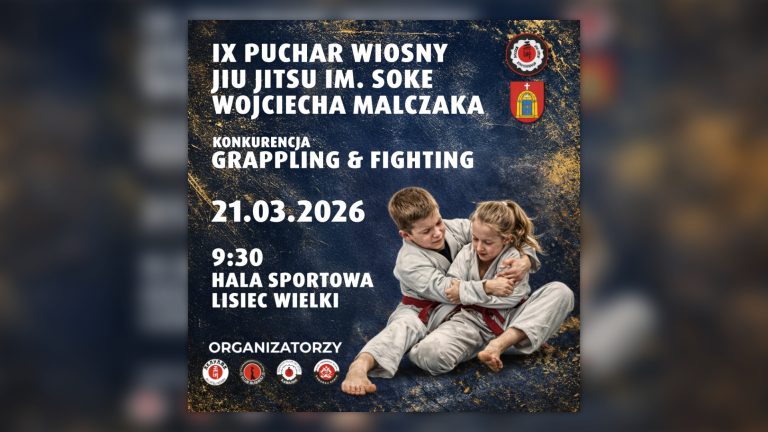 IX Puchar Wiosny Jiu Jitsu w Liścu Wielkim. Młodzi zawodnicy uczczą pamięć Wojciecha Malczaka
