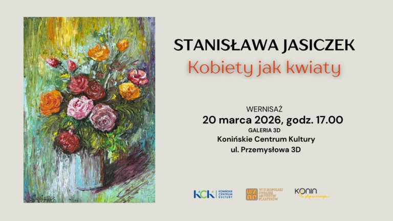 Wernisaż Stanisławy Jasiczek w Koninie. „Kobiety jak kwiaty” w Galerii 3D