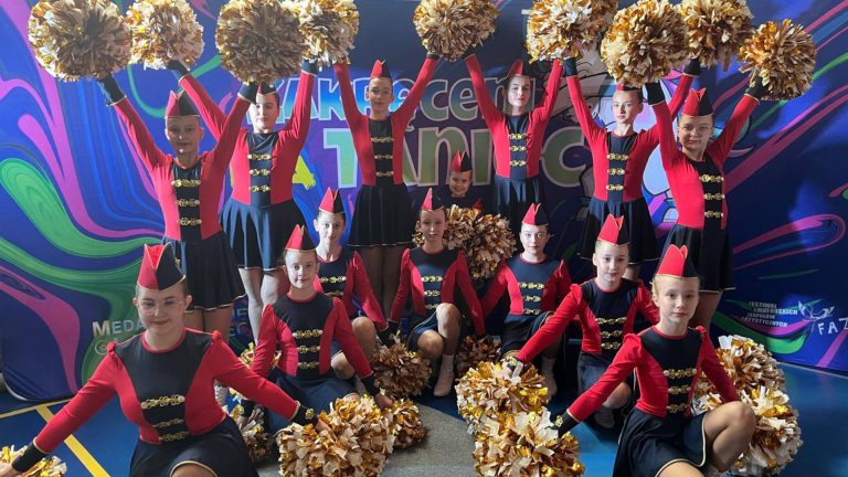 Mażoretki Szafir z Goliny zdobyły pierwsze miejsce na Ogólnopolskim Festiwalu Tańca