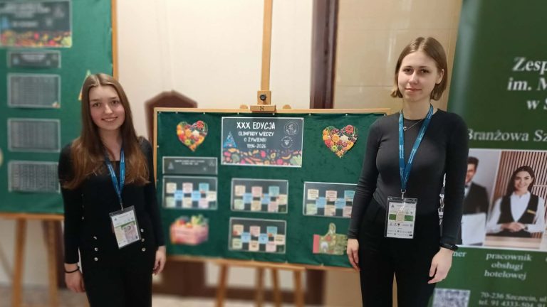 ZSEU Żychlin – sukces w Olimpiadzie Wiedzy o Żywieniu