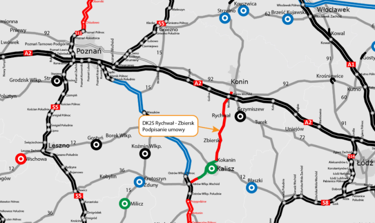 Kolejny krok ku nowoczesnej trasie. Umowa na rozbudowę DK25 podpisana