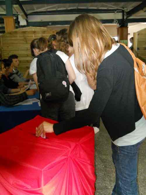 Licealiści głosują