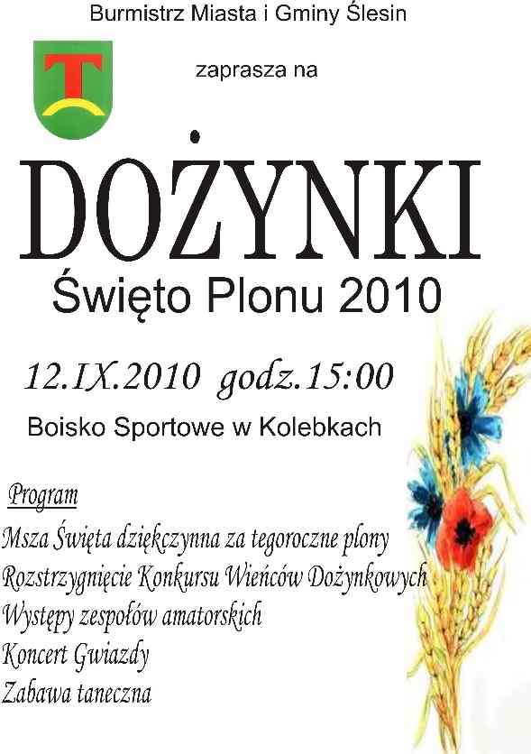 Ślesińskie dożynki