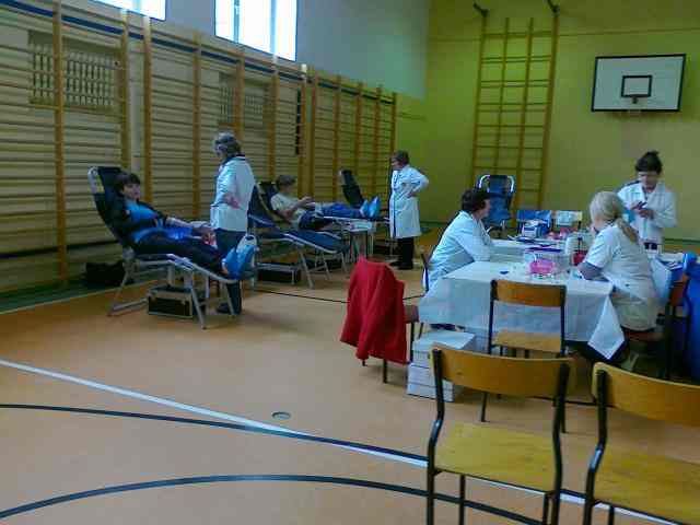 14 litrów krwi od uczniów z I LO w Koninie