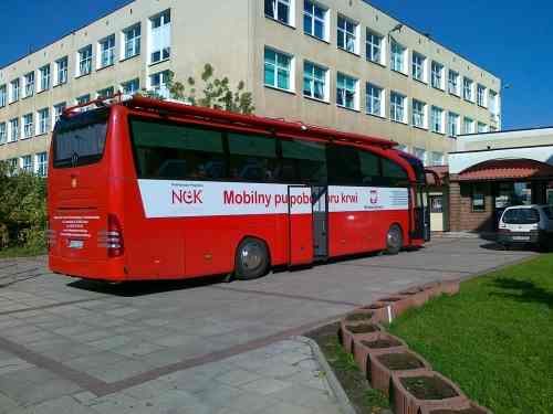 Zbiórka krwi przy III Liceum