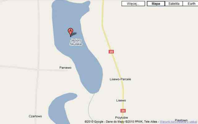 Skulsk: Nieznana substancja na środku jeziora