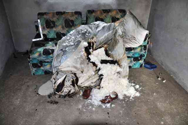 Spaliła się we własnym domu