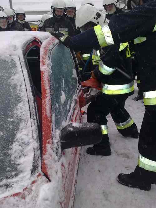 Uczyli się ratować ofiary wypadków