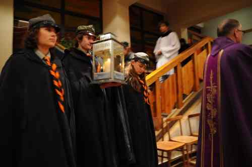 Betlejemskie Światło Pokoju w Koninie