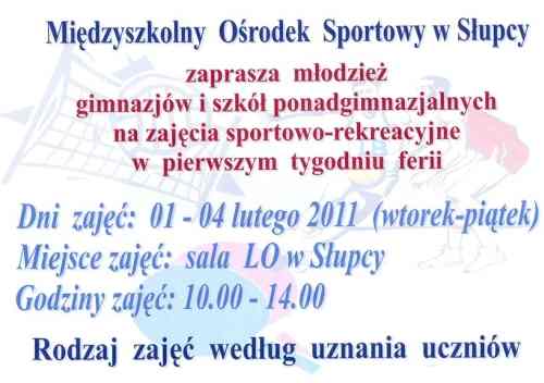 Ferie w Słupcy