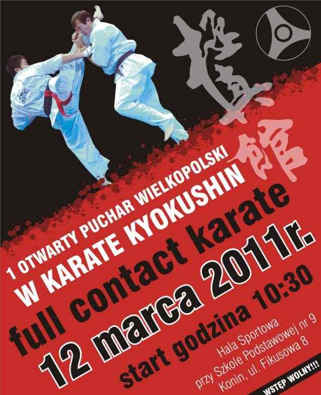 I Otwarte Mistrzostwa Wielkopolski w Karate Kyokushin