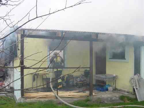 Altanka poszła z dymem