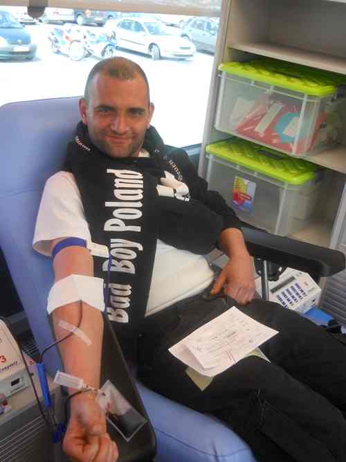 Motocykliści chętnie oddawali krew