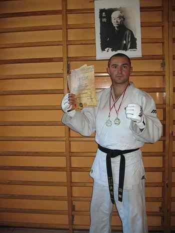 Mistrz Polski z ju-jitsu na konińskiej komendzie