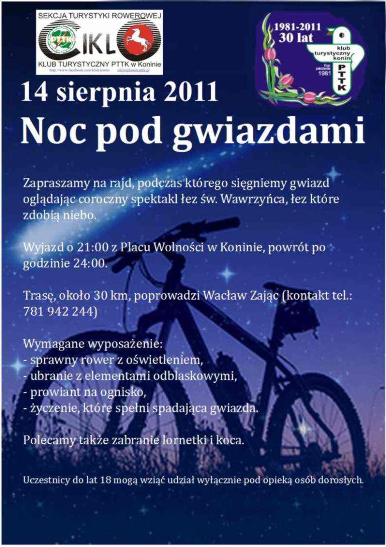 Rajd w deszczu Perseidów