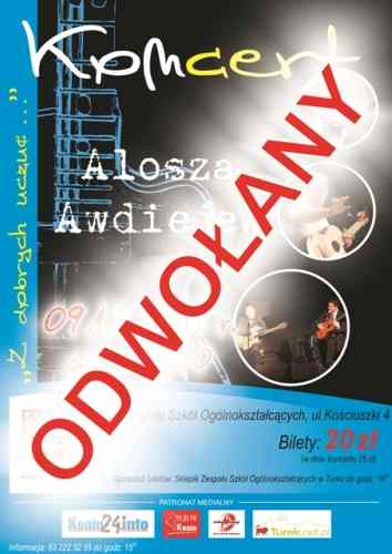 Koncert Awdiejewa ODWOŁANY!