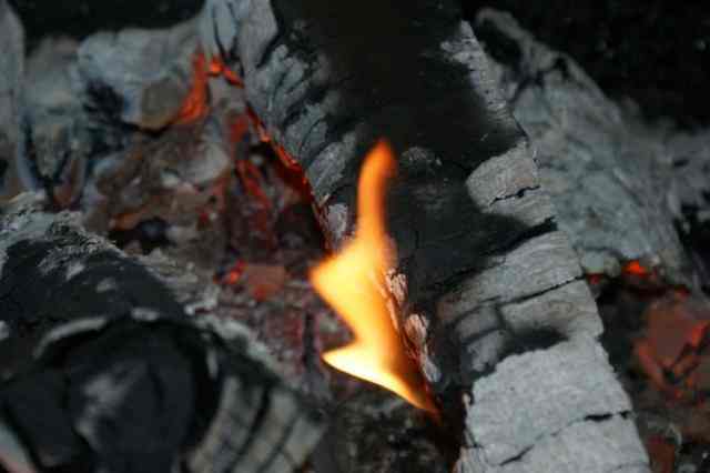 Gorący popiół pali śmietniki