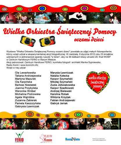 WOŚP w analogowym obiektywie