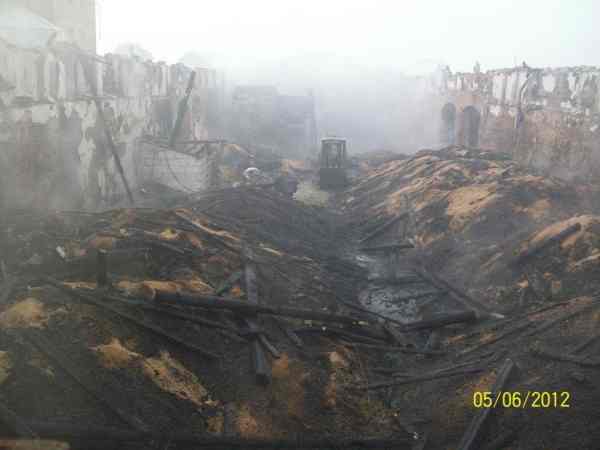 Płonące gospodarstwo