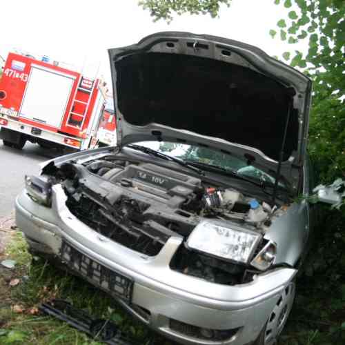 W drzewo na prostej drodze