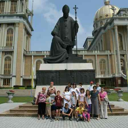 Dzieci z Ukrainy odwiedziły Sanktuarium