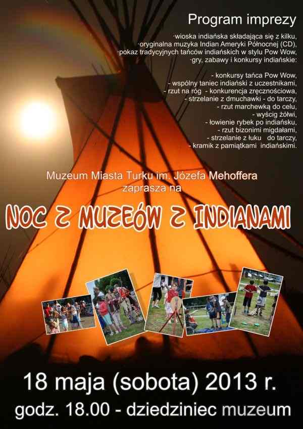 Indiańska noc w muzeum