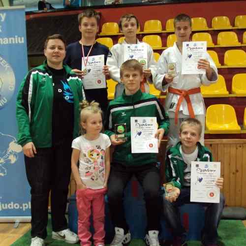 Pięć medali młodych judoków