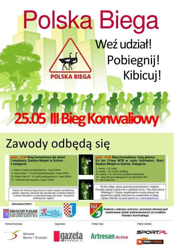 Bieg Konwaliowy w Golinie