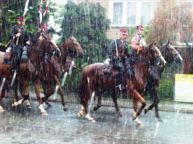 Deszcz nie przeszkodził ułanom