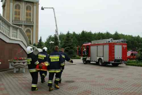 Strażackie ćwiczenia w Licheniu