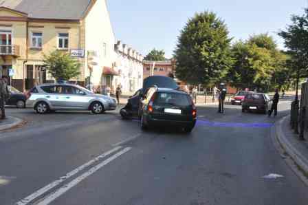 Wypadek na skrzyżowaniu