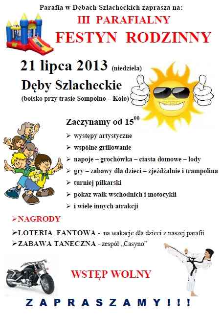 Rodzinny Festyn w Dębach Szlacheckich