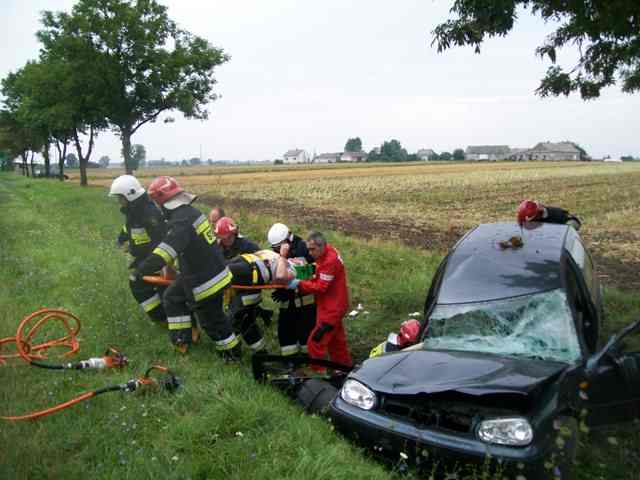 Trzy wypadki w powiecie słupeckim