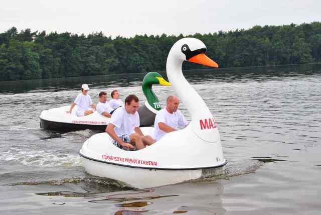 Zabawy na plaży w Licheniu