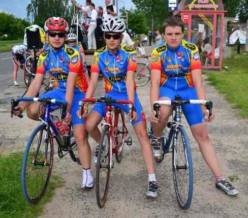 Medale cyklistów z Konina