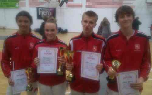 Cztery medale konińskich szablistów