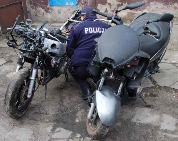 Skradzione motocykle – odzyskane, złodzieje – ustaleni