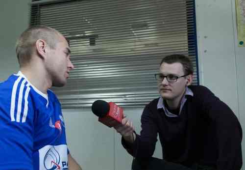 Bartek Modelski przed meczem z KKS Kalisz