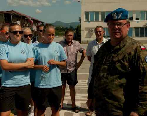 Żołnierze kibicowali Medykowi