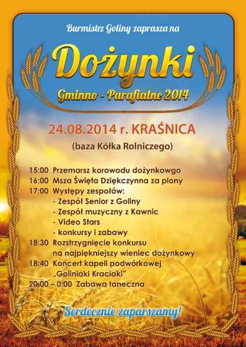 Wieńce i Kraciaki na dożynkach w Golinie