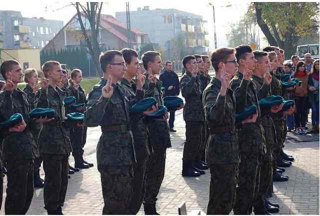 Ślubowanie klas mundurowych