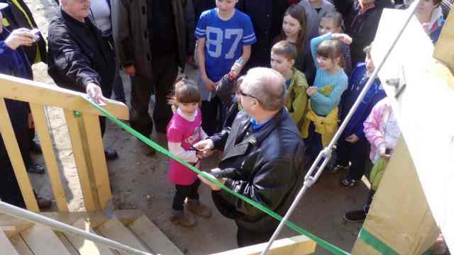 Krzymów – dwie wieże