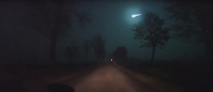 Meteor nad Koninem ?