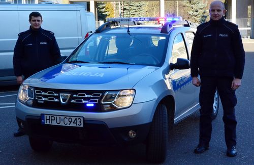 Noworoczny prezent dla policji