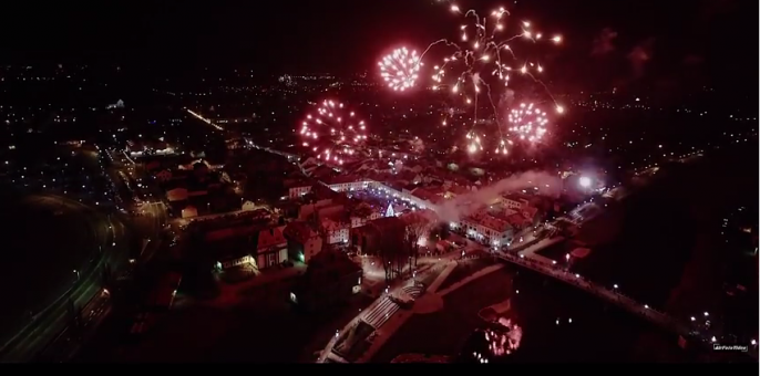 Nowy Rok Filmowany z Drona (VIDEO)