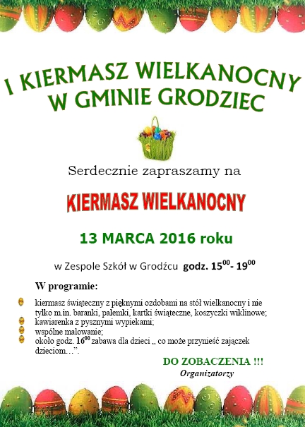 Kiermasz Wielkanocny w Grodźcu