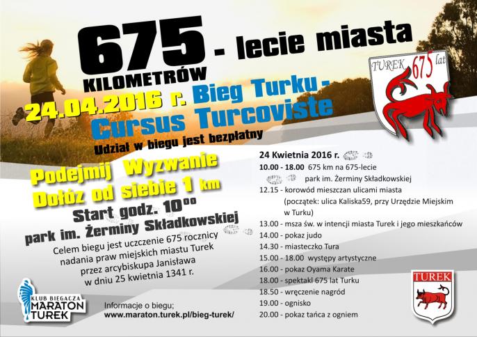 675 km na 675 lat miasta